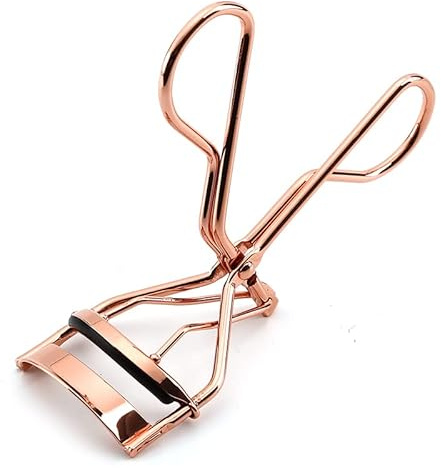 Exeton Applicateurs de recourbe-cils, poignée antidérapante, outils de beauté professionnels (or rose)