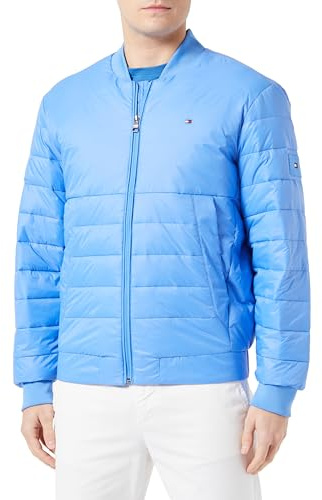 Tommy Hilfiger Uomo Bomber Giacca da Mezza Stagione, Blu (Blue Spell), XL