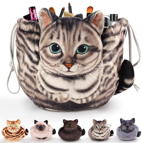 Trousse Trucchi Donna,Porta Trucchi Da Viaggio,Portatile Borsa Trucco,Beauty Bag,Borsa Cosmetica Con Coulisse,Idee Regalo Donna/Ragazza