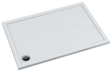 AQUABAD Duschwanne/Duschtasse Villa mit LeakProtect Technologie Smooth White 90x120cm Rechteck