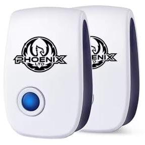 Ultrasonic Pest Repeller Plug In - Electronic Pest Control For Moths, Mice, Mosquito, Insects, Flies, Fleas, Spiders, Bed Bugs (2 Pack) FREE Mosquito Bracelet & FREE Mosquito Repellent Patches