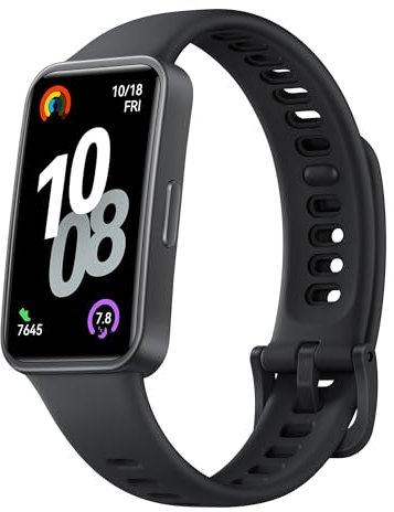 HUAWEI Band 10 Montres connectées, Surveillance de la Condition Physique par IA, Analyse du Sommeil de Niveau Professionnel, VRC, 14 Jours d'utilisation maximale, iOS & Android, Noir
