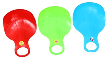 YARNOW 3Stücke Rutschplatte Für Schnee Und Gras Dicke Robuste Schlitten Für Outdoor Spaß Für Jungen Und Mädchen Vielseitig Einsetzbar Beim Rodeln Und Skifahren