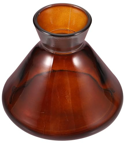 VALICLUD Bottiglia Diffusore Vuota in Vetro Trasparente con Bocca Tromba per Oli Essenziali Decorazione Casa e Aromaterapia Facile da e Versare Distribuzione Uniforme del Profumo