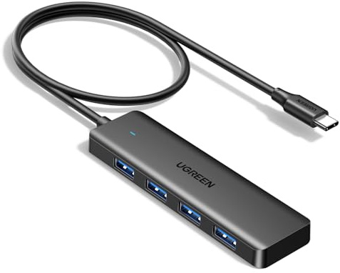 UGREEN Hub USB C con 4 Porte USB 3.0 Sdoppiatore Adattatore Multiporta 60cm