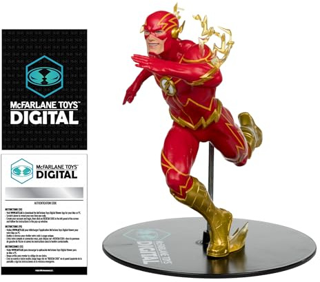 McFarlane Toys, Action figure da collezione di The Flash DC Direct di Jim Lee in scala 1:6, con contenuti digitali (lingua italiana non garantita)