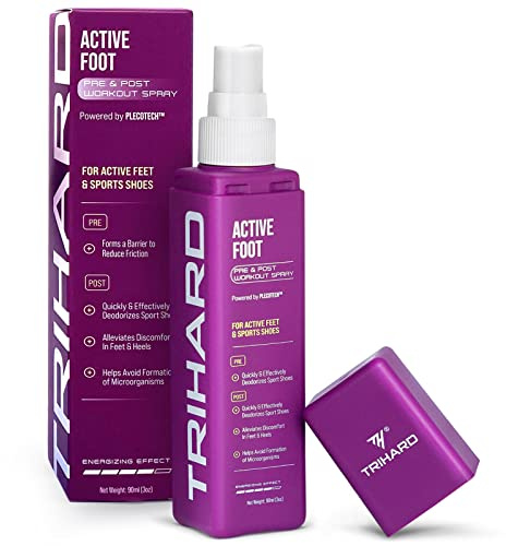 Spray rafraîchissant toute la journée pour les pieds et les baskets | Élimine les odeurs et la sueur pour des pieds et des chaussures frais et secs | Confort et protection durables pour des modes de