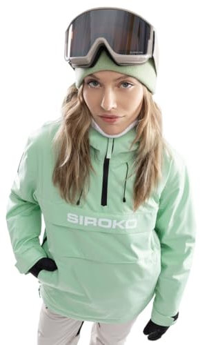 SIROKO - Snowboardjacke mit Isolierung für Damen W6-W Elm - L - Grün