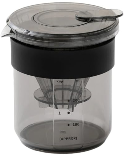 Dianzan Cafetera De Goteo, Cafetera De Goteo Manual Tres En, Cafetera Portátil Reutilizable con Báscula