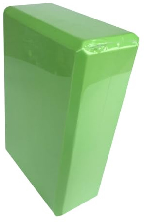 Halkfritt yogablock – 22,9 x 15,2 x 10,2 cm stort skumband, yogaövningssten, stabilitetsstöd | skum-pilates-rekvisita, tillbehör med hög densitet, används för att sträcka ut