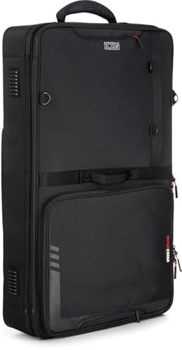 Gator Cases ICON Series Large DJ Controller Bag with Weather-Resistant Exterior and Customizable Foam Block Interior, Fits Controllers up to 31.5 (G-ICONDJ-LG-BP)