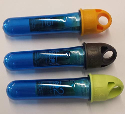 Keep2Go 3 x petlingrör nyckelring förvaring camping geocaching Verstec