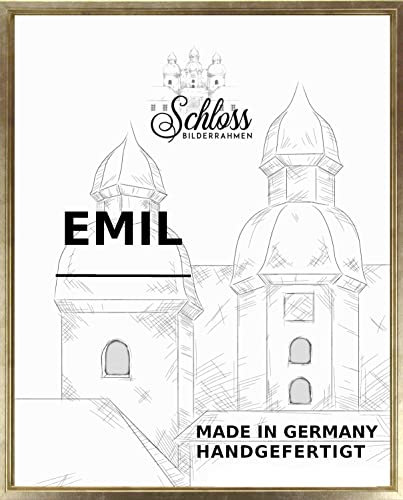 Schloss BILDERRAHMEN Emil 70x140 cm, Schattenfugenrahmen Dekor Gold