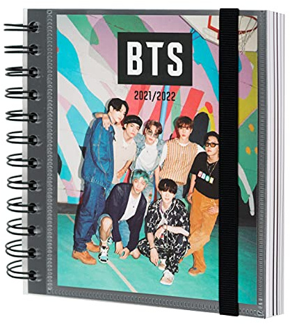 Grupo Erik Schulplaner 2021 2022 BTS - Ringbuch Kalender 2021-2022 - Terminkalender 2021 2022 Tagesplaner Terminplaner, ADPM2119, Bunt