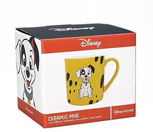 Disney 101 Dalmatians Mug - Tazza in scatola - 325 ml - Lavabile in lavastoviglie e forno a microonde - Tazza da ufficio