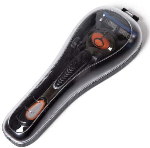 Manual Razor Travel Case Portable Plastic Manual Razor Trimmer Protector Black