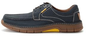 camel active Herren Bootschuhe aus Nubukleder Dunkelblau, menswear-44
