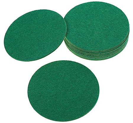 Kisangel Air Hockey Pusher Pads Ersatz 10 Stück Mittelgroß Polyesterfaser Spieltisch Zubehör Für Intensives Tischspiel
