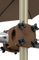 4smile SunnyGuy Support de parasol universel pour balustrade de balcon, taupe, anti-bombe, support de parasol compact, remplace le pied de parasol de balcon