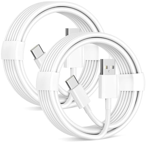 USB-A to USB-C Carplay Cable for iPhone 17/16/15 Pro Max/Plus 16e, Car Play USB Charger Cable, for Apples iPad, Android Accessories Charging Wire USBC Type-C Power Cord (3FT, 2Pack)