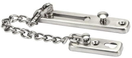 DIYEAH Chaîne De Verrouillage De Porte Acier Inoxydable Système De Sécurité Avec Garde Pour Maison Et Hôtel