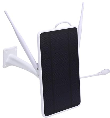 VELATEMOR 6W Solar Angetrieben 4G LTE -Modemrouter, Outdoor WiFi Extender Signal Booster, Long Endurance IP66 Water Proof 4G WiFi Solar Router Repeater für Kamera (Europäische Version