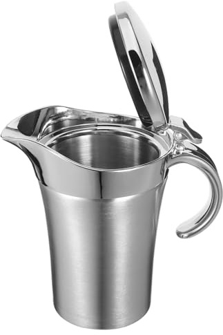 ULTECHNOVO Salsiera in Acciaio Inossidabile Isolamento Piccola per Salsa Controllo Porzioni per Ristoranti e