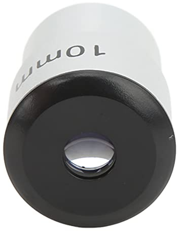 ZDETGU 1,25 Tums Teleskopokular 10 Mm Längd, Helt Flerbelagd Optisk Glaslins, Vidvinkelokular för Astronomiska Teleskop, M28,6X0,6 Mm Gänga, Kompatibel med 1,25 Fäste