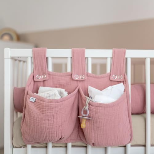 lilimaus Betttasche für Kinderbett [in 12 Farben] Aufbewahrungstasche