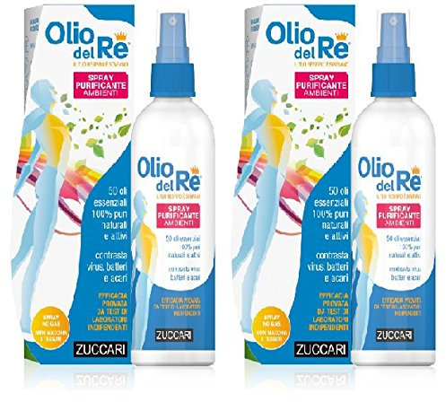 ZUCCARI – Öl des Re Spray reinigend Umgebungen 150 ml 2 Packungen