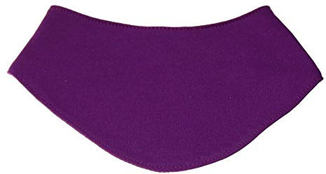 Mein-Name Foulard double-face con motivo a pustola o ciliegie, panno triangolare, bavaglino per neonati personalizzato, mora, Passend für einen Halsumfang von 32 - 35cm.