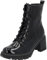 Palado Stiefeletten Damen Kefalonia - warme & bequeme Winterschuhe für Frauen mit rutschfester Gummisohle - moderne Boots mit Blockabsatz für Herbst & Winter Schwarz Lack UK6 - EU39