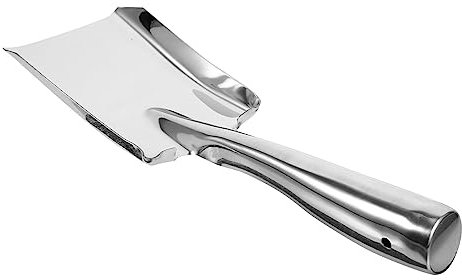 POPETPOP Petite Spatule Carrée en INOX Fournitures De Jardinage Outils Pelle Inoxydable Truelle De Plantation Bêche De Terre Végétale Légume Petite Pelle Acier Inoxydable Multifonction C85