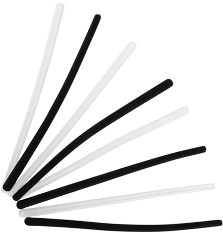 Healvian 4 Paar Brillenzubehör, Tipps für Brillenhalter, rutschfeste Brillenhalter, Brillenbügelhalter, Brillenrohraufsätze, Silikagel