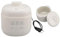 Pentola per Stufato in Ceramica da 200 W Mini Pentola a Cottura Lenta Elettrica da 1 Litro con Coperchio Timer per Cucina Domestica, Fornello per Porridge per Zuppe Anti-secco