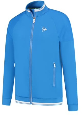 DUNLOP CLUB MENS KNITTED TENNIS JACKET, Royal Blue, M