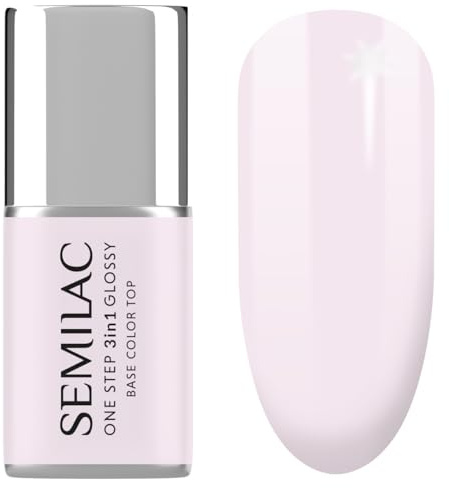 Semilac UV-Nagellack 3in1 One Step Glossy S253 Natural Pink 7 ml