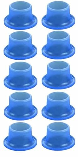 MNUPL Junta de sellado for grifo, anillo de sellado de silicona portátil a prueba de fugas, anillos de sellado de tuberías, accesorios prácticos for baño, 10 Uds.(Blue)