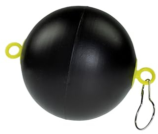 Schwimmerkugel PE-HD 150mm schwimmende Entnahme mit Edelstahl Haken