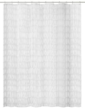 Kleine Wolke Zora Duschvorhang, PEVA, Weiss, 180x200 cm, weiß