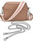 Lily England Crossbody Bag für Damen mit breiter Gurt & extra Kette - Premium Umhängetasche aus veganem Leder gemacht - Sichere Crossbag mit großen Reißverschlussfächern, Hellbraune
