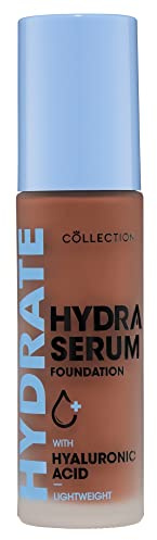 Collection Cosmetics Hydra Serum Foundation, atmungsaktive Formel für strahlende Haut, 30 ml, Café