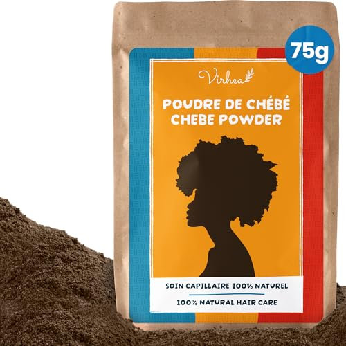 Poudre de Chebe 75G - Chebe pour Cheveux - Soin Capillaire Traditionnel pour la Pousse et le Renforcement des Cheveux – Chebe du Tchad