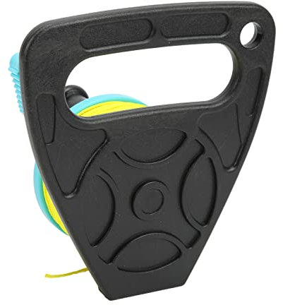 Acouto Tragbare Angelrolle mit Tauchgriff, Tauchrolle mit Daumenstopper Zum Schnorcheln Unter Sport, 46 M, Gelbes Kabel. Die Tauch-Angelrolle Ist Leicht und Lässt Sich Leicht