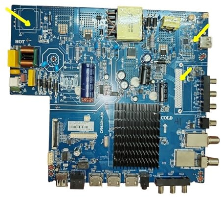 CV9632H-A50 4K WiFi TV Motherboard There are 6 Specifications, Please Pay Attention to The WiFi Module, CI Interface, and PFC(NO CI NO PFC B WiFi)