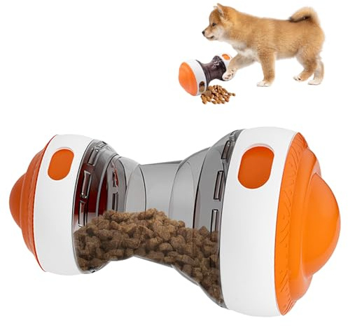 Hundespielzeug Intelligenz,ESYFOR Intelligenzspielzeug für Hunde mit Futterfunktion Futterball Unzerstörbares Slow Feeder für Hunde zur Förderung der Intelligenz,Verbesserung der Verdauung