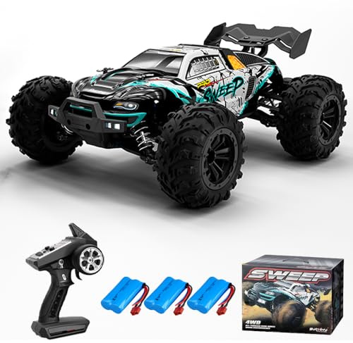 Teeggi 1/16 fjärrstyrd bil för vuxna, 70 km/h borstlös motor RC hög hastighet offroad drift racerbil, 4WD Off Road Race Buggy