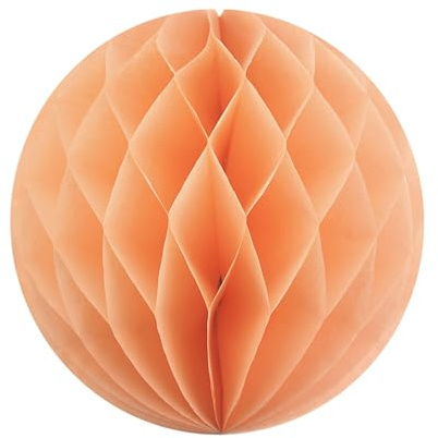 10 vågbollar 30 cm set // vaxboll vaxkaka papper hänge dekoration lyktor bollar pompons pompom party bröllop rumsdekoration Apricot 714