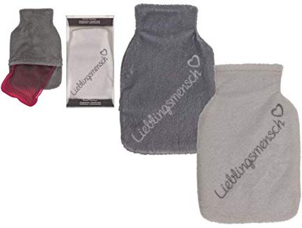 Taschenwärmer Handwärmer Handofen wiederverwendbar mit flauschigem Überzug Lieblingsmensch 4 Stück Set