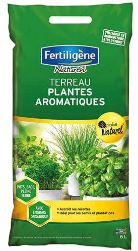 Fertiligène Terreau Plantes Aromatiques, 6L - 1 unit - 1,44 kg